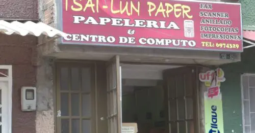 TS´AI LUN PAPER BOGOTÁ TS´AI LUN PAPER BOGOTÁ